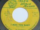 Northern Soul 45  THE MANDELLS - I Miss You Baby / Think Back - TWS Original