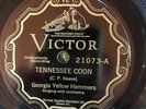 Victor 21073 Georgia Yellow Hammers  TENNESSEE COON 78 rpm  1927 N- Country