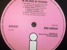 King Crimson LP In the wake of poseidon UK Pink Island 1st press A-1 B-1