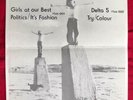 *Genuine* ROUGH TRADE RECORDS U.S. 1980 PROMO POSTER Cabaret Voltaire Delta 5