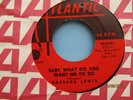 RARE 1966 BARBARA LEWIS BABY WHAT DO YOU WANT ME TO DO RED ATLANTIC  SINGLE