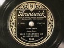JAZZ JACK TEAGARDEN Junk Man BRUNSWICK 7652  E+