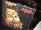 anthrax fistful of metal Signed Album Original Megaforce