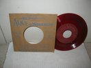 DISNEY ALICE IN WONDERLAND 45 RPM RED WAX RECORD & COVER. RCA #3451 BOSTON POPS