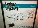 Rare Minor Threat Out Of Step Punk Hardcore Lp 1983 With Lyric Picture Inner