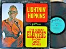 TEXAS BLUES LP: LIGHTNIN’ HOPKINS The Great Electric Show & Dance JEWEL LPS 5002