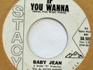 BABY JEAN If You Wanna / Oh Johnny STACY 45 mod R&B soul 1962 HEAR