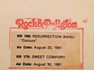 RADIO SHOW: ROCK & RELIGION RR-169/170 RESURRECTION BAND & SWEET COMFORT  BAND