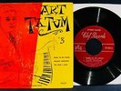 ART TATUM #3 (The Genius Of Art Tatum) Rare Jazz 45 EP-CLEF #EP-265