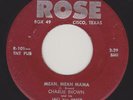 Charlie Brown - Mean Mean Mama - Rose 101  orig rockabilly 45