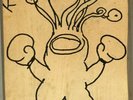 DANIEL JOHNSTON  HI,HOW ARE YOU? CASSETTE 1983-ORIGINAL ARTWORK
