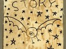 DANIEL JOHNSTON  -CONTINUED STORY - CASSETTE 1985-ORIGINAL ARTWORK-SIGNED