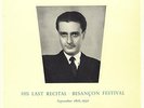COLUMBIA 33CX-1499 DINU LIPATTI Last Recital Vol1 BACH Partita 1 MOZART SCHUBERT