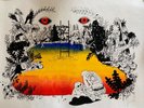 Thee Oh Sees John Dwyer Original Art Screenprint 17/50 Castleface signed