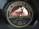 78rpm ANDRES SEGOVIA (Guitar Solo) plays BACH SUITE & TORROBA SONATINA - HMV