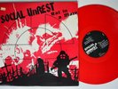 SOCIAL UNREST Rat In A Maze LIBERTINE LP NM Red Vinyl Original SS Decontrol
