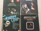 Johnny Cash Vinyl Album x4 inc A thing called love, and his woman, Golden Hits