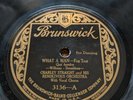 78 CHARLEY STRAIGHT & HIS ORCHESTRA What A Man / Hi Diddle on Brunswick 3136