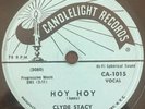 Clyde Stacy Nitecaps Hoy Hoy So Young Candlelight 78 RARE Early Rock Rockabilly