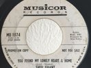 Northern Popcorn Soul PROMO 45 Shep Grant You Found My Lonely Heart on Musicor