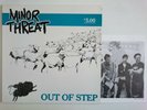 MINOR THREAT OUT OF STEP BETRAY DISCHORD 10 IAN MACKAYE HARDCORE PUNK INSERT