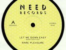 RARE PLEASURE/THE FATBACK BAND-  Let Me Down Easy/Spanish Hustle Vinyl