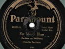 PRE  WAR BLUES 78   Papa Charlie Jackson : Fat Mouth Blues   Paramount 12422