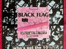 *Genuine* BLACK FLAG Who's Got The 10 1/2? PROMO POSTER SST Punk HENRY ROLLINS