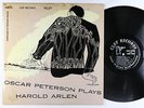 Oscar Peterson - Plays Harold Arlen LP - Clef David Stone Martin Mono DG VG++