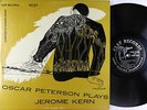 Oscar Peterson - Plays Jerome Kern LP - Clef David Stone Martin Mono DG VG++
