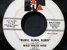 WILD WILLIE WISE-Burn Burn Burn-Rare Funk Soul R&B 45-BAJA #4502