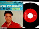 ELVIS PRESLEY-Suspicion+Kiss Me Quick-Picture Sleeve+45-RCA VICTOR #447-0639