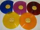Set of (5) older Sun Elvis Presley records....78 rpm on colored vinyl...repro