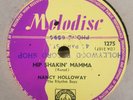 NANCY HOLLOWAY Melodisc 1275   Hip Shakin Mama   Jazz NM 78 rpm 1954 Nice Orig