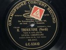 Lucia Crestani Maria Grisi IL TROVATORE (Verdi) Disque Gramophone concert 78 rpm