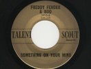 Tejano R&B/Soul FREDDY FENDER & BOO Something On Your Mind TALENT SCOUT M- HEAR