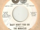 THE MIRACLES Baby Dont You Go Do The Jerk TAMLA DJ  MOTOWN NORTHERN SOUL USA 45