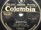 Roy Harvey Leonard Copeland-Beckley Rag/Jus Pickin'-Columbia 15514 V/V+ Pre-War 