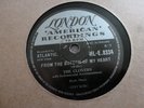 THE CLOVERS  FROM THE BOTTOM OF MY HEART 1956 LONDON HL.8334  78 RPM
