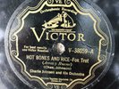 Victor 38059 Charlie Johnson Paradise Ten HOT BONES AND RICE 78 rpm 1929 HOT