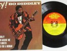 BO DIDDLEY. HEY. HAND SIGNED. ORIG UK 7