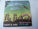 45 GIRI FABRIZIO DE ANDRE': NUVOLE BAROCCHE/ E FU LA NOTTE - ROMAN RECORD