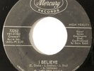 C. HENRY HALL I Believe / (I Pray For) A Miracle Mercury R&B Soul VG+ 45 HEAR
