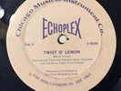 Chicago Instrument Co ECHOPLEX Echo-Chamber Demonstration Record TWIST O' LEMON