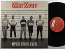 WAR ZONE Open Your Eyes CAROLINE LP w/insert ^