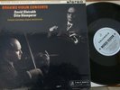 DAVID OISTRAKH - KLEMPERER / BRAHMS violin concerto   / COLUMBIA SAX 2411  B/S
