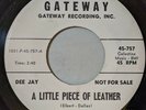 Donnie Elbert - A Little Piece of Leather 45 Gateway 1965 R&B Soul S/S Promo VG+