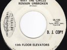 TX Echoplex Psych 13TH FLOOR ELEVATORS May the Circle Remain Unbroken 45 HEAR