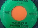 Northern Soul 45 Epitome Of Sound-You Don't Love Me/Where Were You-Sandbag RI