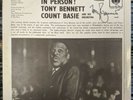 Autographed Tony Bennett Vinyl LP Signed copy with Count Basie In Person